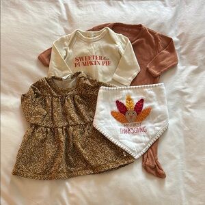 Thanksgiving Baby Outfit Set